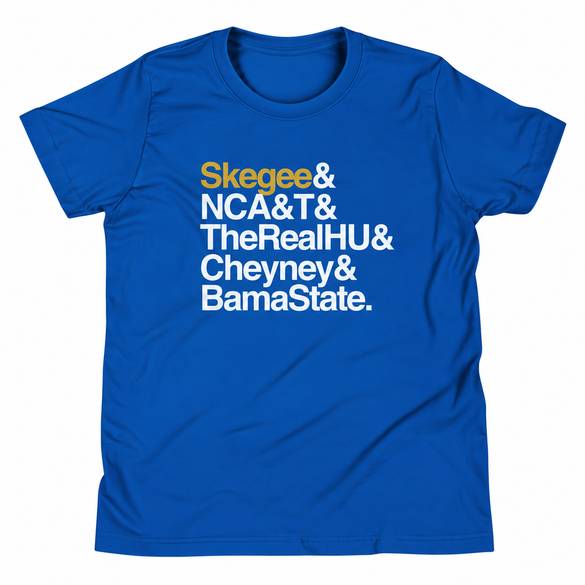 HBCUnity | Kids Short Sleeve Tee | Customize Your Top 5 HBCUs