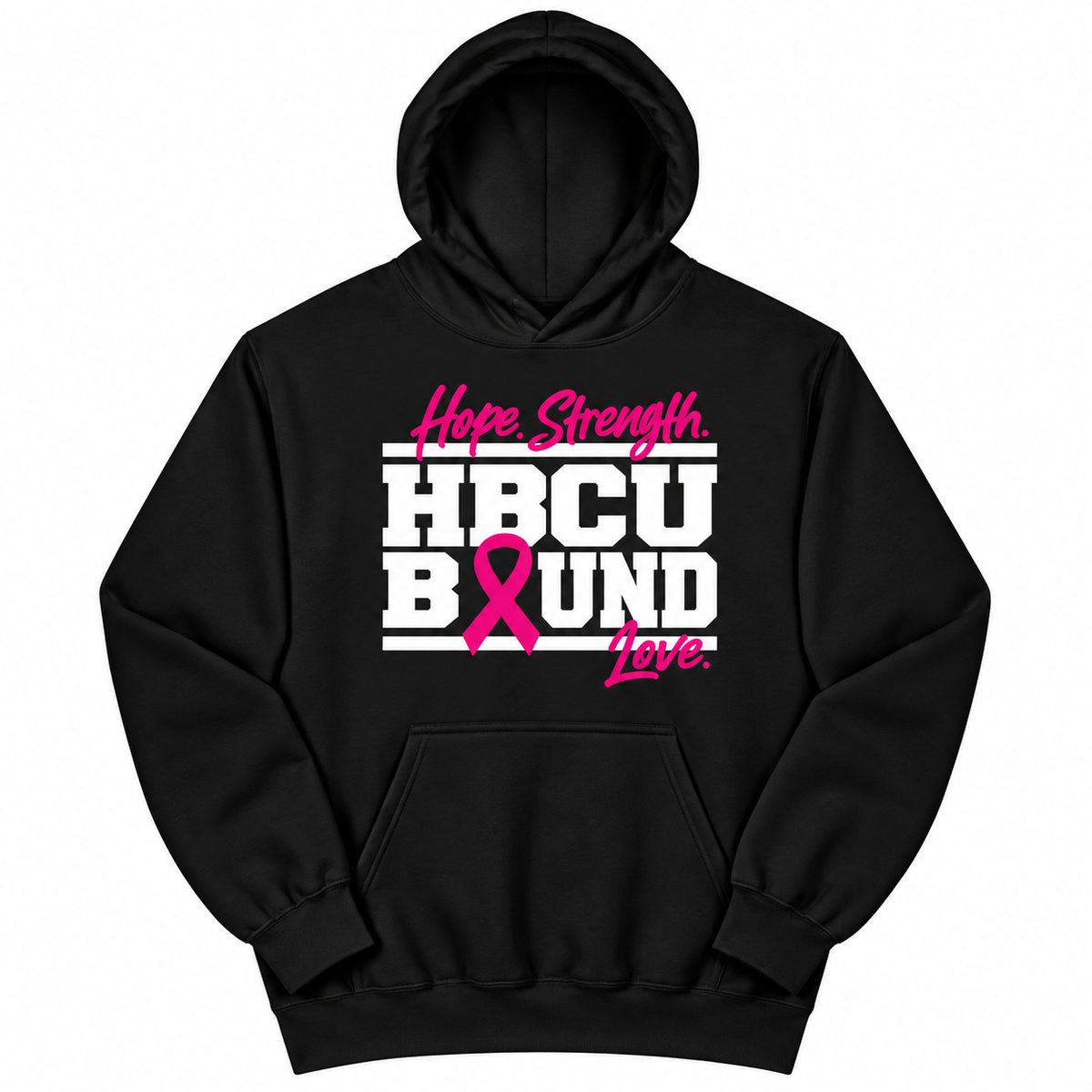 HBCU Bound x Breast Cancer Awareness Hoodie | Adult