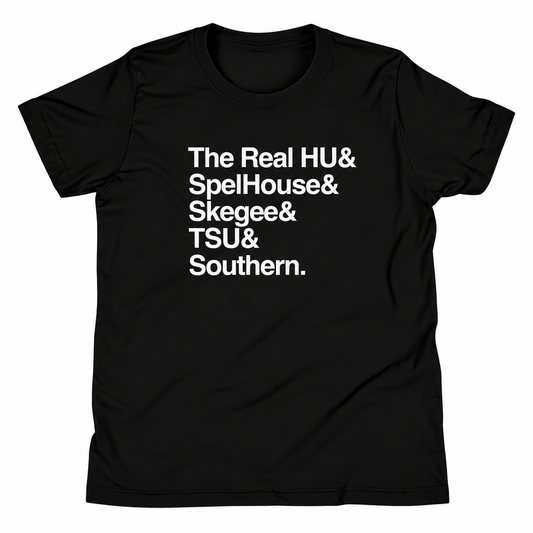 HBCUnity | Kids Short Sleeve Tee | Customize Your Top 5 HBCUs