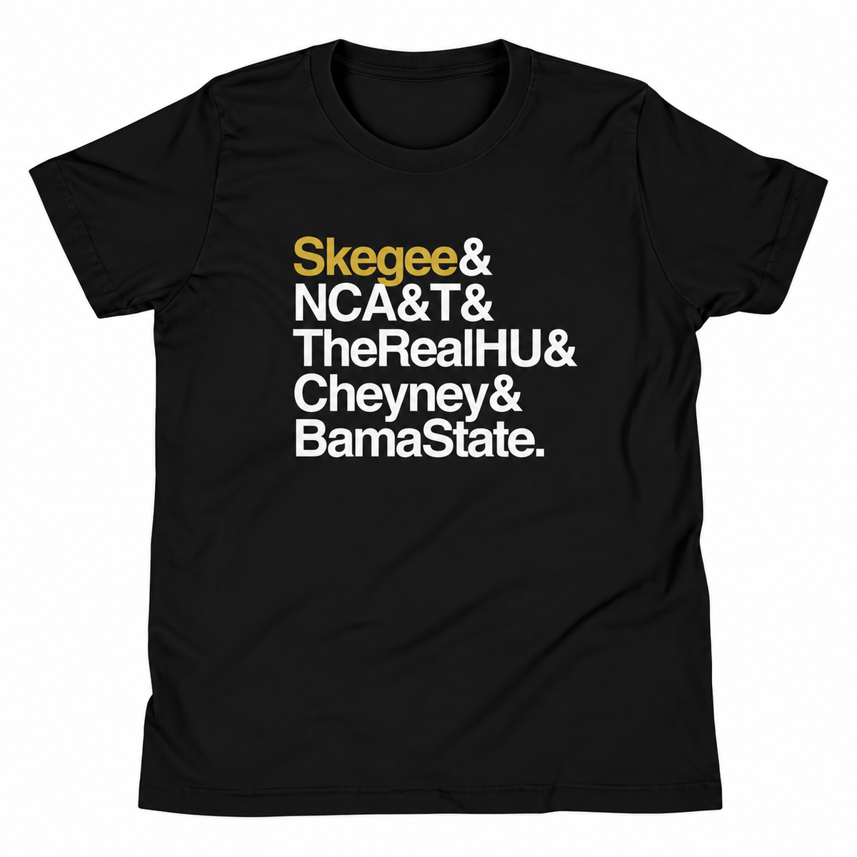 HBCUnity | Kids Short Sleeve Tee | Customize Your Top 5 HBCUs