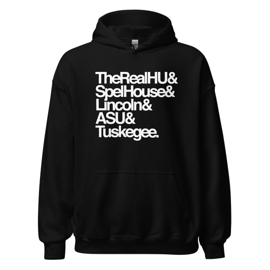HBCUnity Unisex Hoodie | Customize Your Top 5 HBCUs
