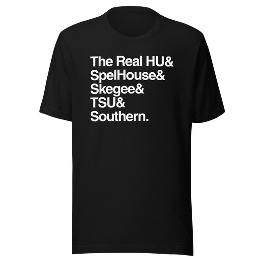 HBCUnity Classic Unisex Tee | Customize Your Top 5 HBCUs