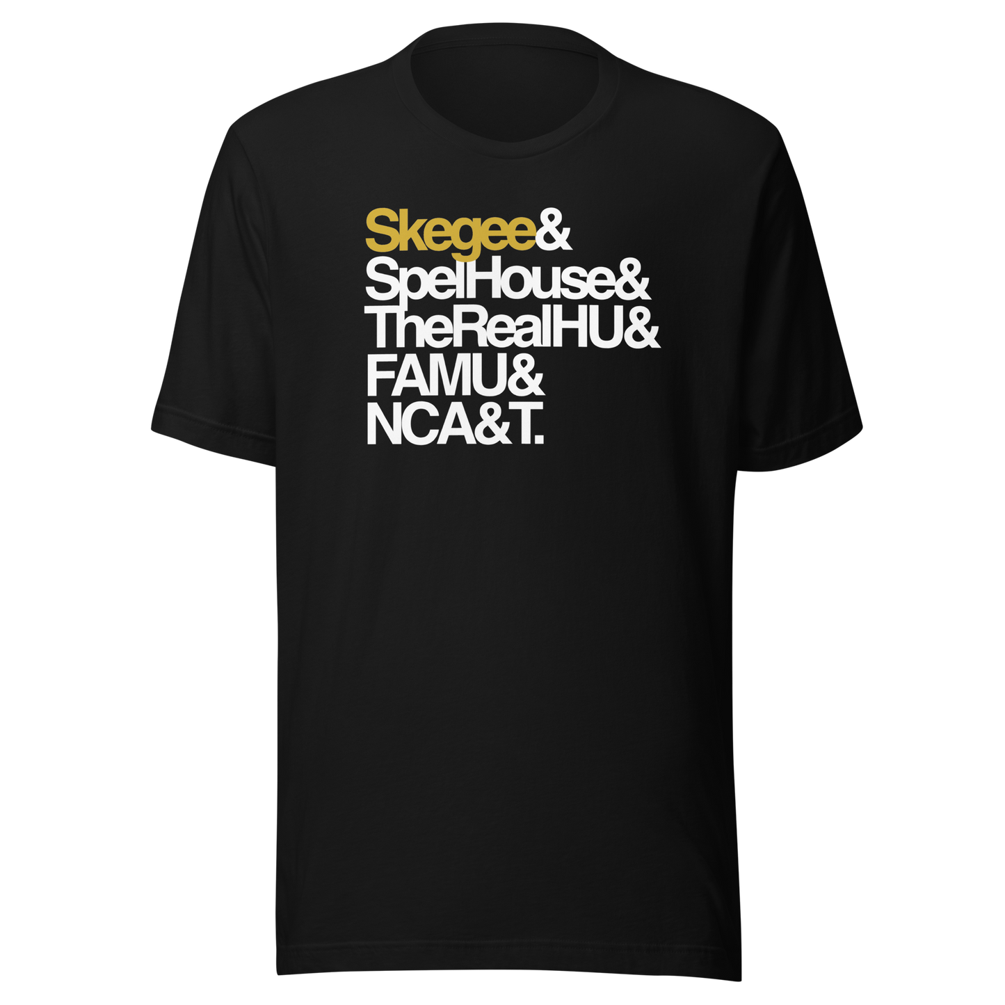 HBCUnity Classic Unisex Tee | Customize Your Top 5 HBCUs