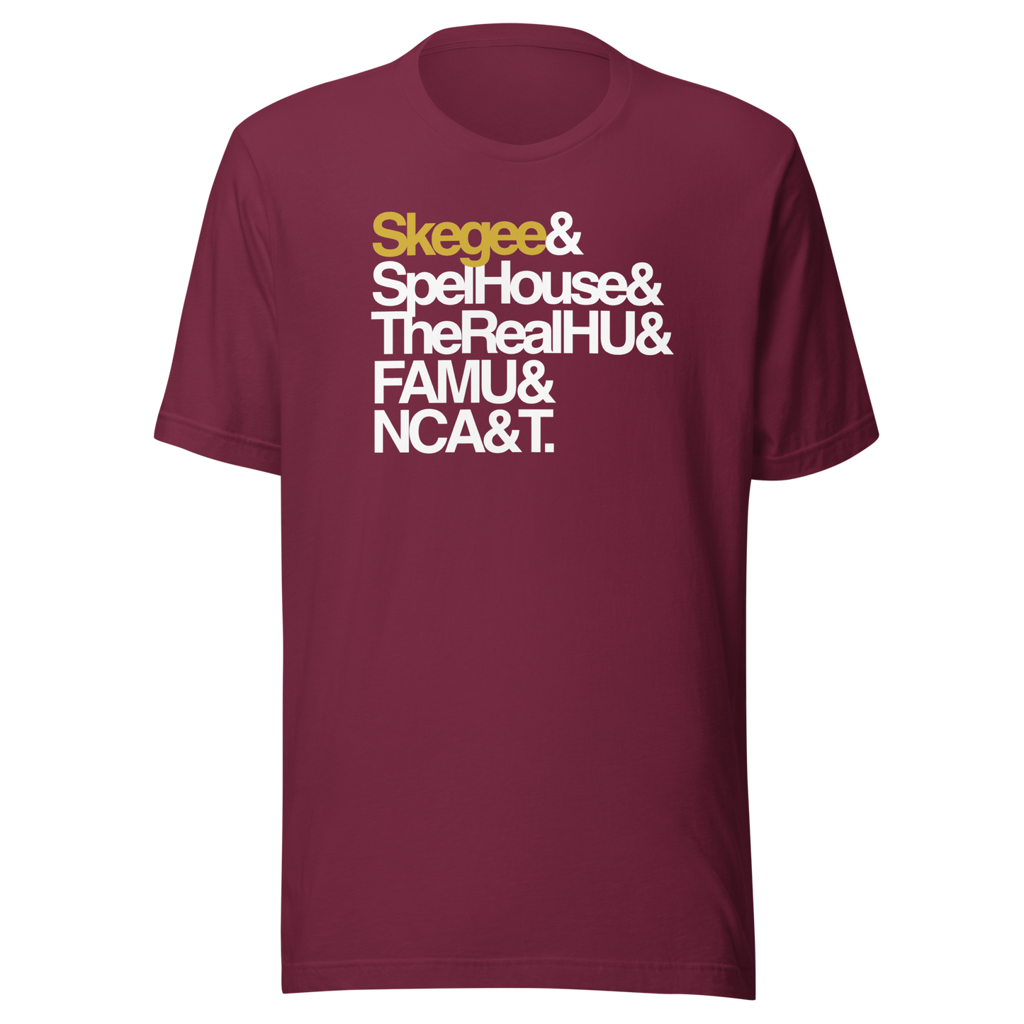 HBCUnity Classic Unisex Tee | Customize Your Top 5 HBCUs