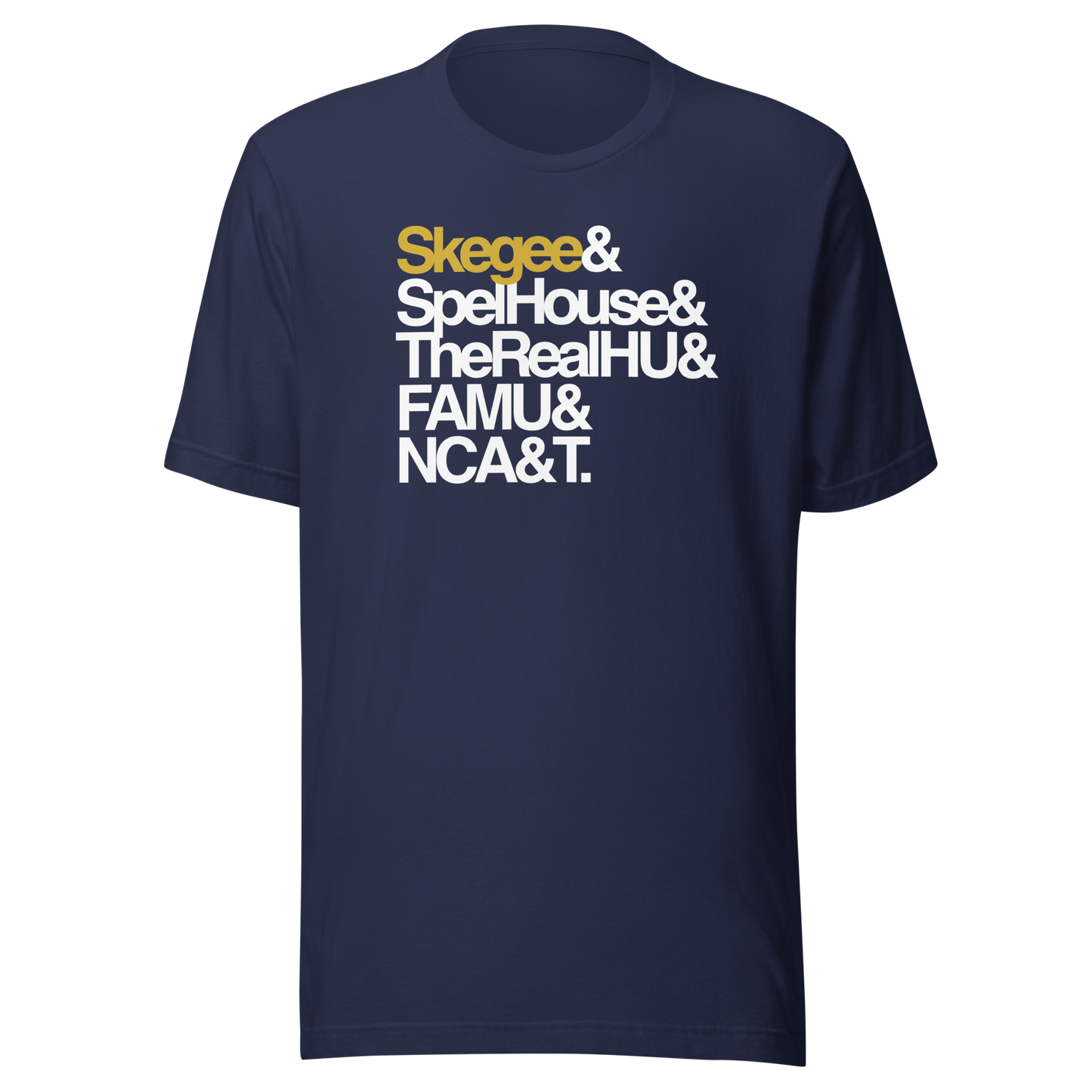 HBCUnity Classic Unisex Tee | Customize Your Top 5 HBCUs
