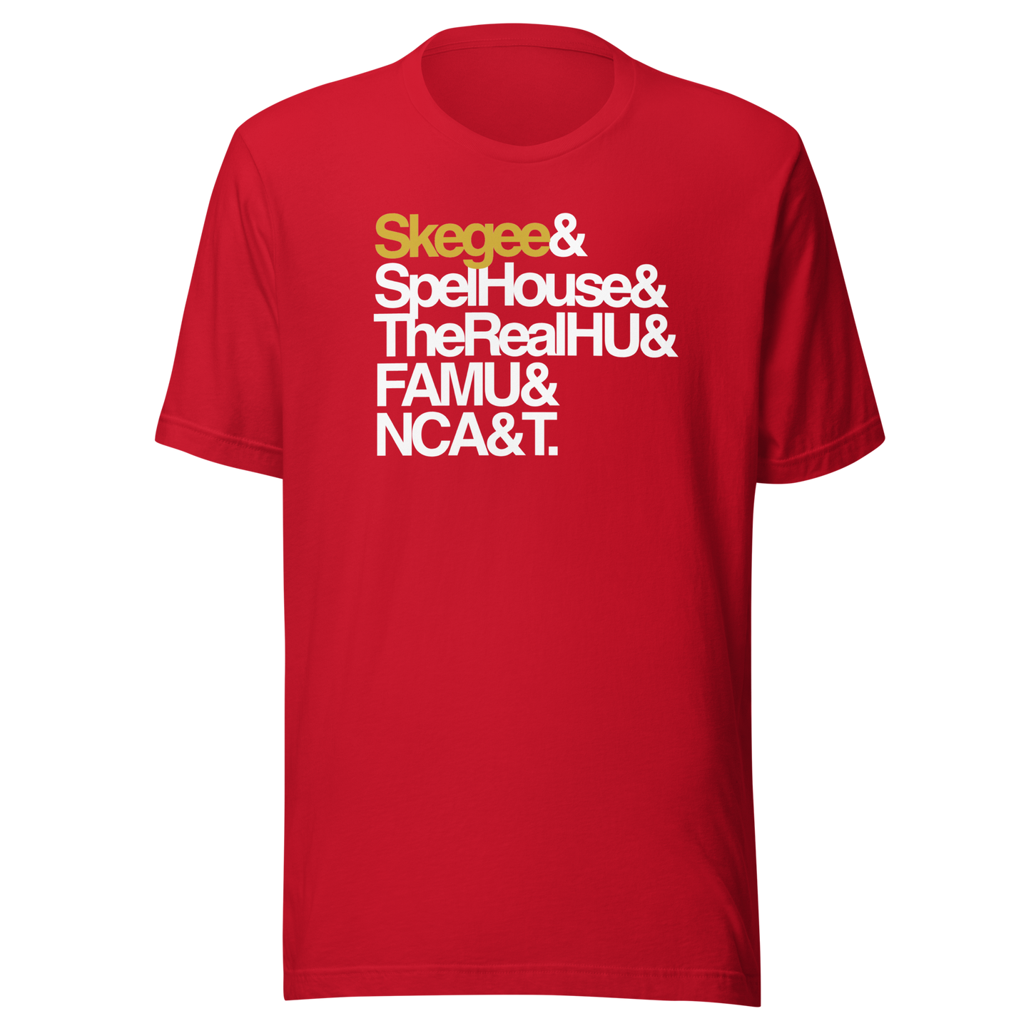 HBCUnity Classic Unisex Tee | Customize Your Top 5 HBCUs