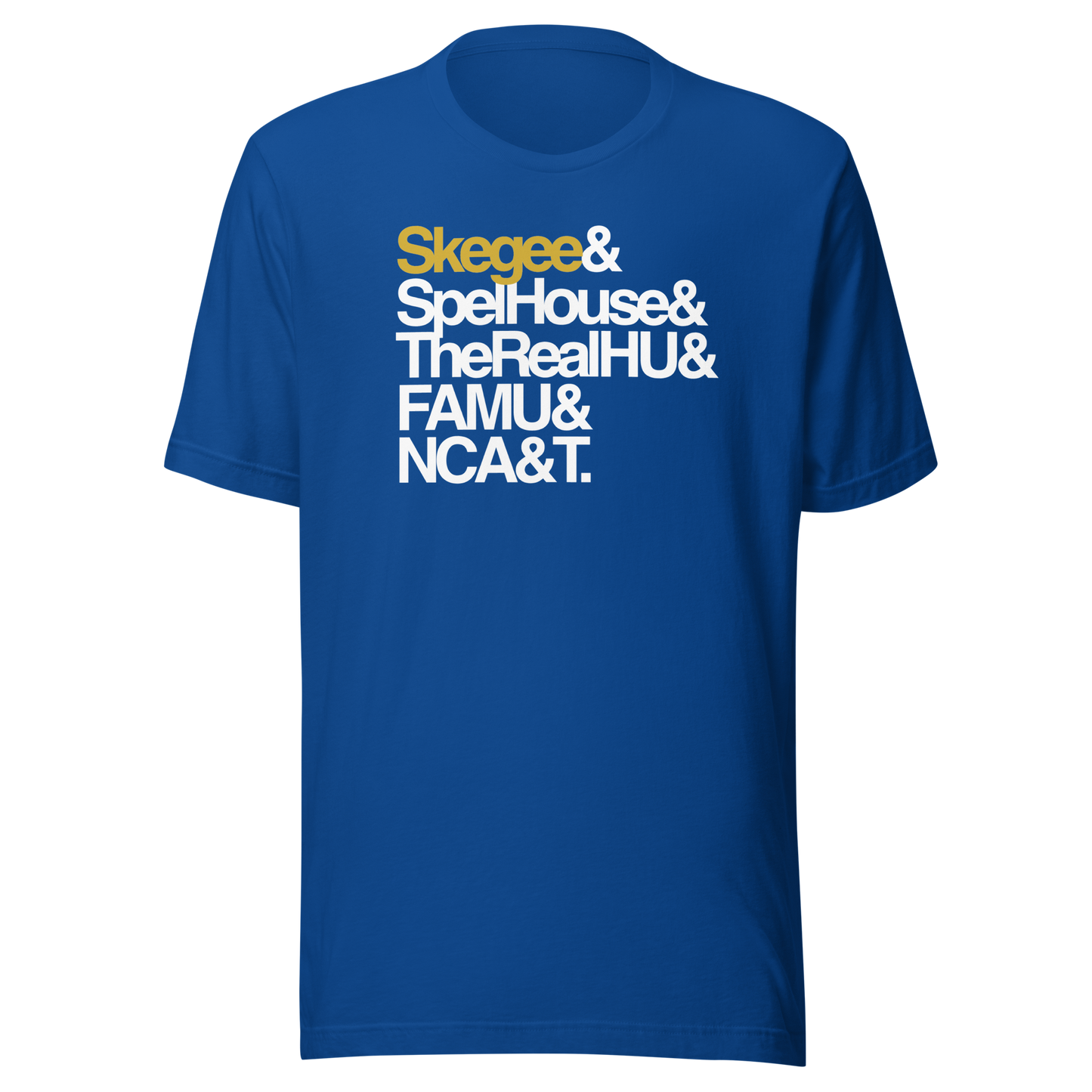 HBCUnity Classic Unisex Tee | Customize Your Top 5 HBCUs