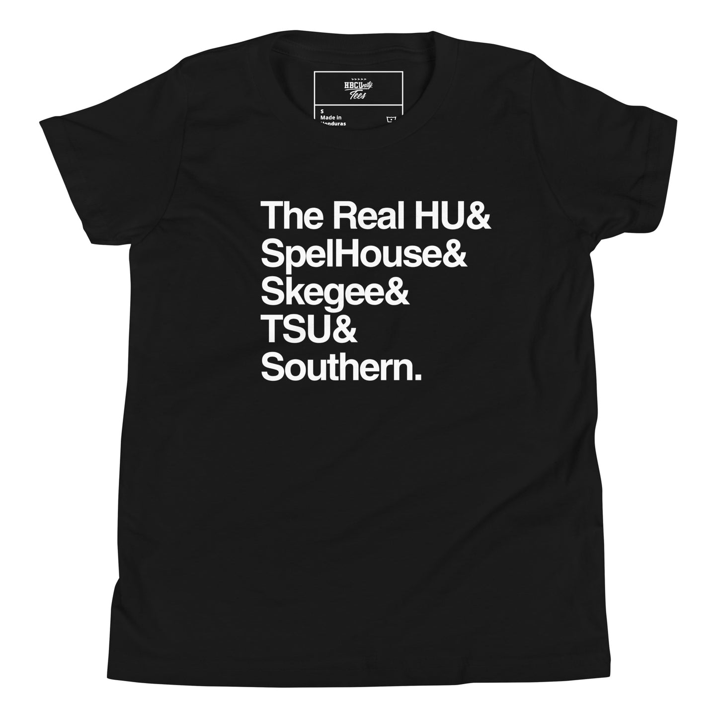 HBCUnity | Kids Short Sleeve Tee | Customize Your Top 5 HBCUs